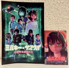 映画 銀河特急 ミルキー☆サブウェイ　各駅停車劇場行き　ミニ漫画　バッチのサムネイル