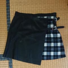 AN様 evil twin チェック×レザースカートのサムネイル
