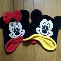 ミッキー＆ミニーの子ども用帽子のサムネイル