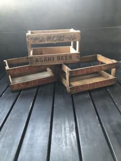 エラー 希少 ビールケース スタイニー アサヒビール 瓶ケース コンテナ