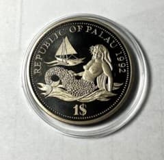 【プルーフ未開封】パラオ共和国 海洋生物保護 5ドル銀貨 黒真珠入 2006年 パラオ 1992 1ドル 海洋生物保護記念 プルーフ硬貨 - メルカリ