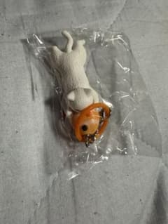 猫釣れました。めじるしチャーム　白猫 - 2