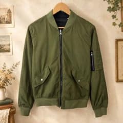 00's vintage MA-1型 ブルゾン グリーン ミリタリーのサムネイル
