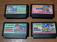 くにおくん ファミコン ソフト 4本セットのサムネイル