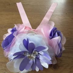 【お値下げ】ディズニー フラワー カチューシャ パープル ピンクのサムネイル