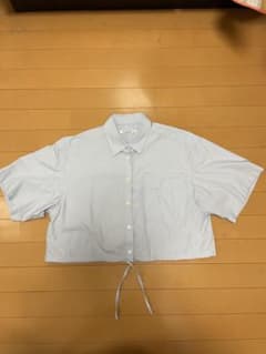 Beauty&Youth UnitedArrows水色クロップド 半袖シャツのサムネイル