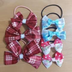 【19】ヘアゴム ハンドメイドまとめ売りのサムネイル
