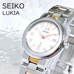 稼働/新品電池 SEIKO LUKIA クォーツ レディース 腕時計 純正ベルト 稼働/新品電池 SEIKO LUKIA クォーツ レディース 腕時計 純正ベルト