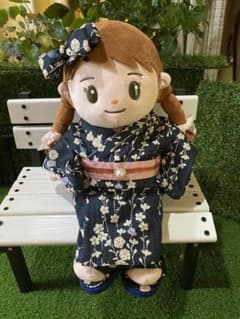 おしゃべりみーちゃん　浴衣４点セット(帯留め付き)のサムネイル