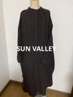 SUN VALLEY シャツワンピース ダークブラウンのサムネイル
