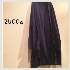 値下げ【ZUCCa/ズッカ】麻混 ロングカーディガンのサムネイル