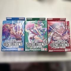 ワンピースカードゲーム スタートデッキ 3種セット ウタ 白ひげ ドフラミンゴのサムネイル