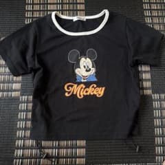 Disney ミッキーマウス 半袖Tシャツ ブラックのサムネイル
