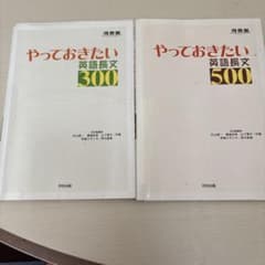 やっておきたい英語長文300 500 2冊セット 河合塾のサムネイル