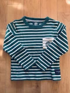 ランドリー　長袖ボーダーTシャツ 100cmのサムネイル