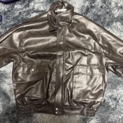 フェイクレザージャケット ブラウンのサムネイル