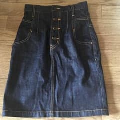 moussy タイトデニムスカート 0のサムネイル