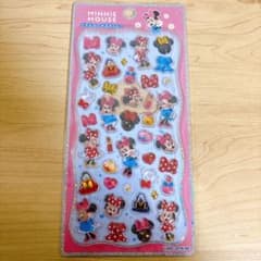 ミニーマウス プラスチックドロップステッカー プチドロ ミニーちゃんのサムネイル