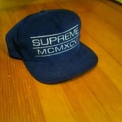 SUPREME スポーツスタック5パネル コーデュロイ ネイビーのサムネイル
