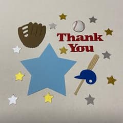 部活引退、卒業、卒団に☆寄せ書き色紙装飾、アルバム飾りに(864k