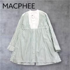 新品タグ付き マカフィー パッチワークシャーティング チュニック 