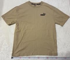 PUMA プーマ Tシャツ ベージュ バックロゴ メンズのサムネイル