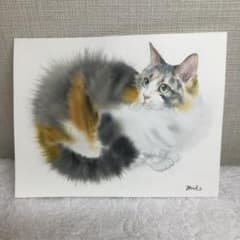 猫の水彩画のサムネイル