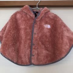 ノースフェイス　ポンチョ　サーモンピンク　80〜90のサムネイル