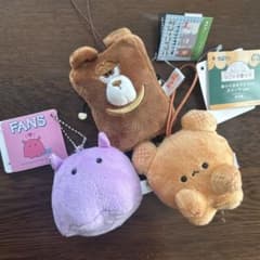 なごみ屋の世界　カラフルメンダコ　こんにゃくま　マスコットぬいぐるみ