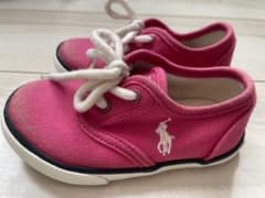 Polo Ralph Lauren☆ピンク スニーカー☆14.7cmのサムネイル