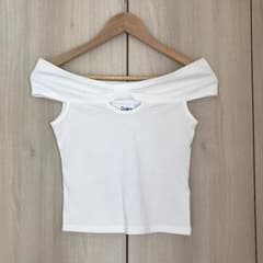 リボン オフショル トップス Tシャツのサムネイル