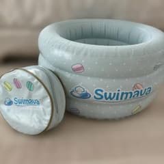 Swimava インフレータブルプール 水色のサムネイル