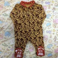 n☆c様専用♡GRANDGROUND♡ヒョウ柄ロンパース 70のサムネイル