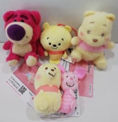 ディズニー ＆ピクサー　くまのプーさん ぬいぐるみ 4体セット