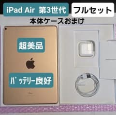 超美品 iPad Air 第3世代 バッテリー良好 フルセット ケースおまけ