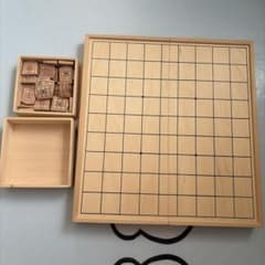 折りたたみ将棋盤セット 木製 駒付きのサムネイル