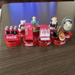 Coca-Cola ボトルキャップ フィギュア 8種セット レトロ - メルカリ