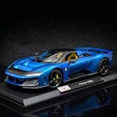 新品Maisto フェラーリ F80 ブルーメタリック 1:18 - メルカリ
