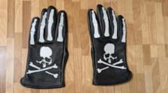 希少XXL】VANSON レザーグローブ ボーン スカル 骨 バンソン 手袋