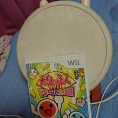 Wii 太鼓の達人 2代目バチ 太鼓セット売りのサムネイル
