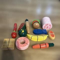 【知育】木製おままごと食材セットのサムネイル