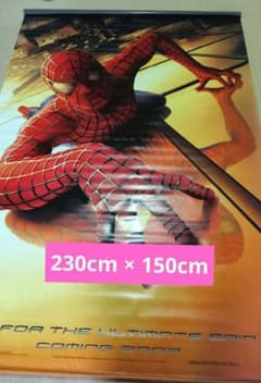 [Not for Sale, Rare] MARVEL Spider-Man 2002 Movie Theater Vinyl Poster