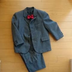 スーツ 蝶ネクタイ フォーマル 卒園式 入学 七五三 110cmのサムネイル