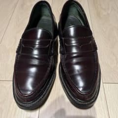 旧エヴィス×CHEANEY バーガンディ ローファー 26cm - メルカリ