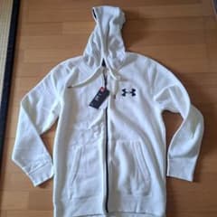 Under Armour ホワイト フルジップ パーカーのサムネイル