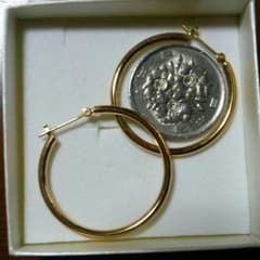 18K フープピアスのサムネイル