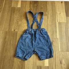 branshes デニムサスペンダーショートパンツ 80のサムネイル