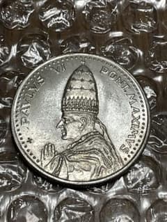 バチカン ローマ教皇 パウロ6世 聖なる扉の開放 記念メダル 1975年