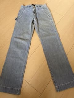 ライトブルー デニム ペインターパンツ ワークパンツのサムネイル