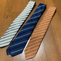 イタリア系レジメンタルネクタイ　3本セットのサムネイル